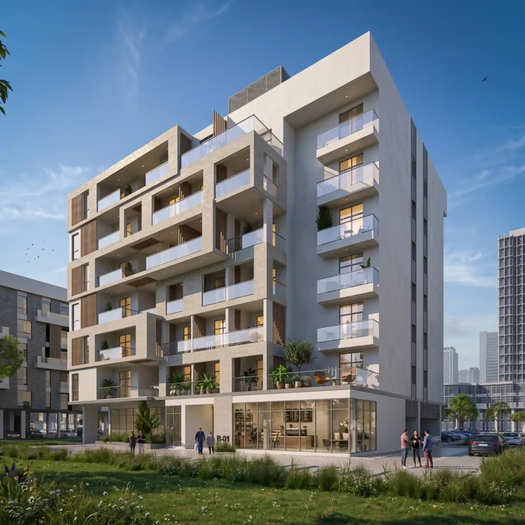 Building Exterior Render